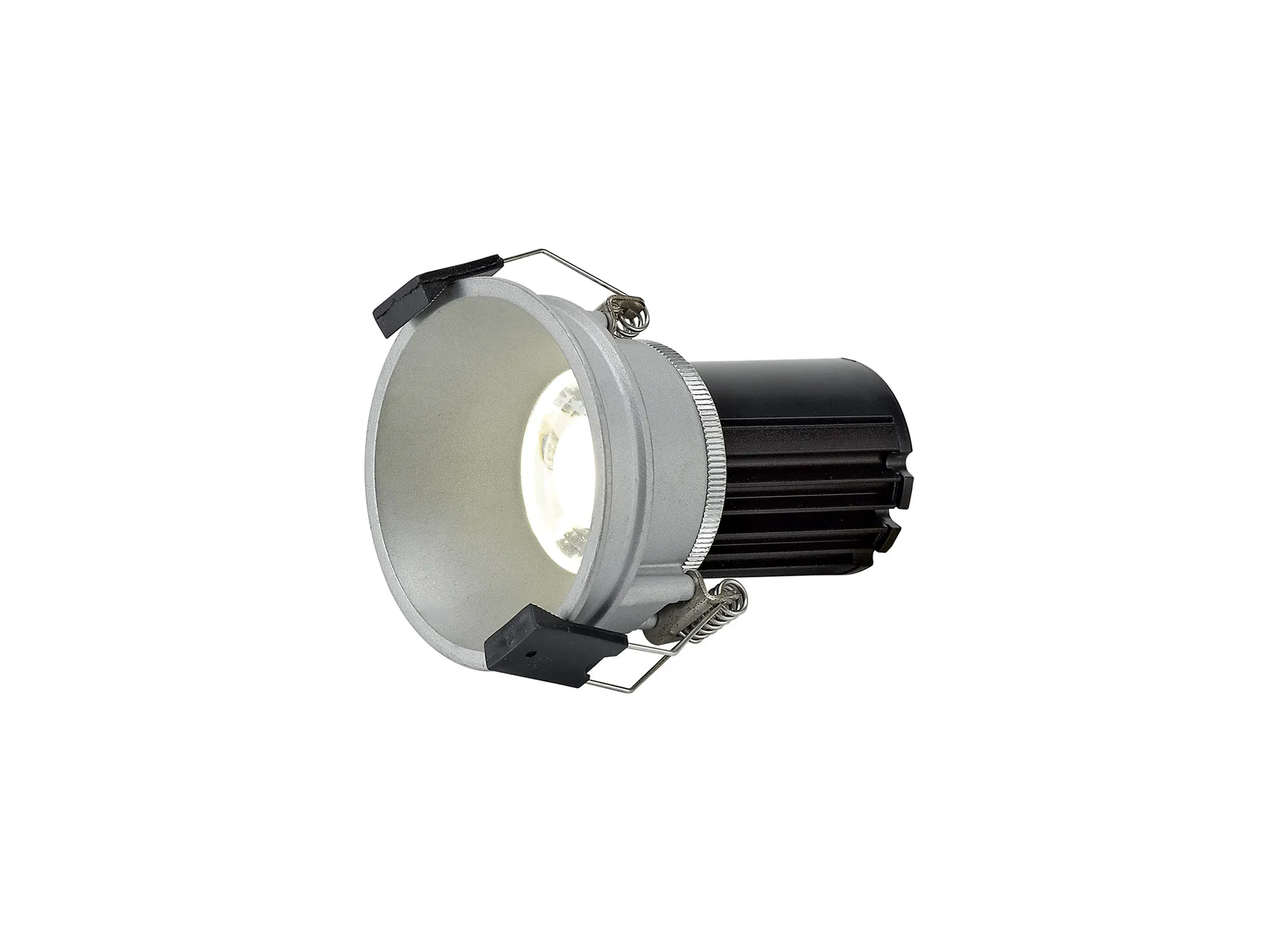 DM200885  Bania 10 Tridonic Powered 10W 3000K 760lm 36° CRI>90 LED Engine Silver Fixed Recessed Spotlight, IP20